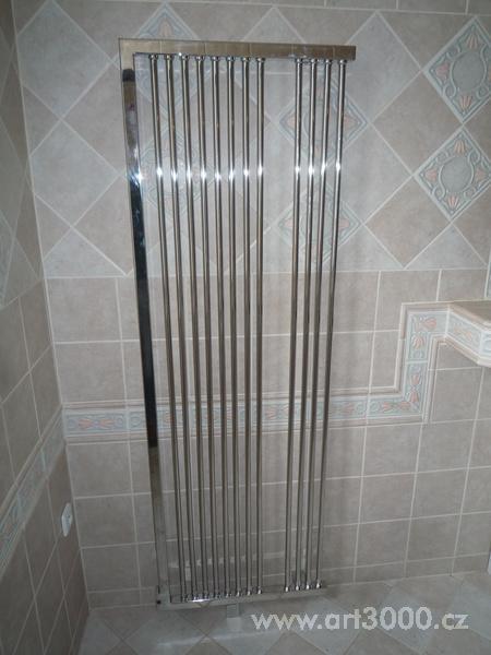 Žebřík do koupelny nerez leštěný