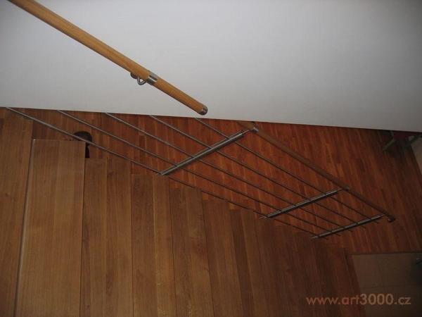 Nerezové zábradlí v broušeném provedení