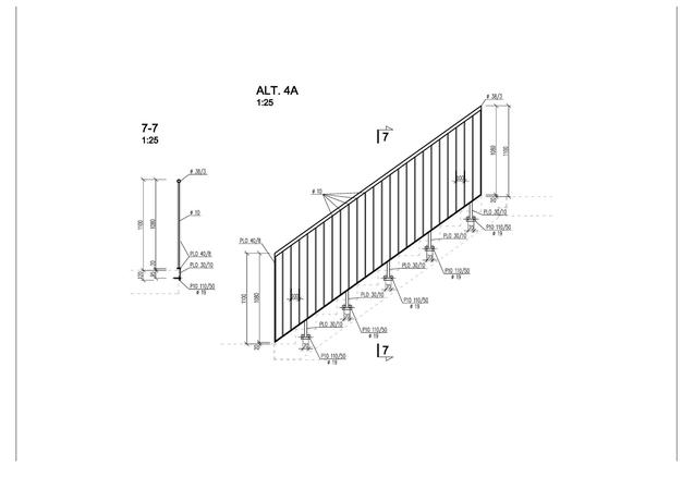 Ocelové zábradlí ALT. 4A